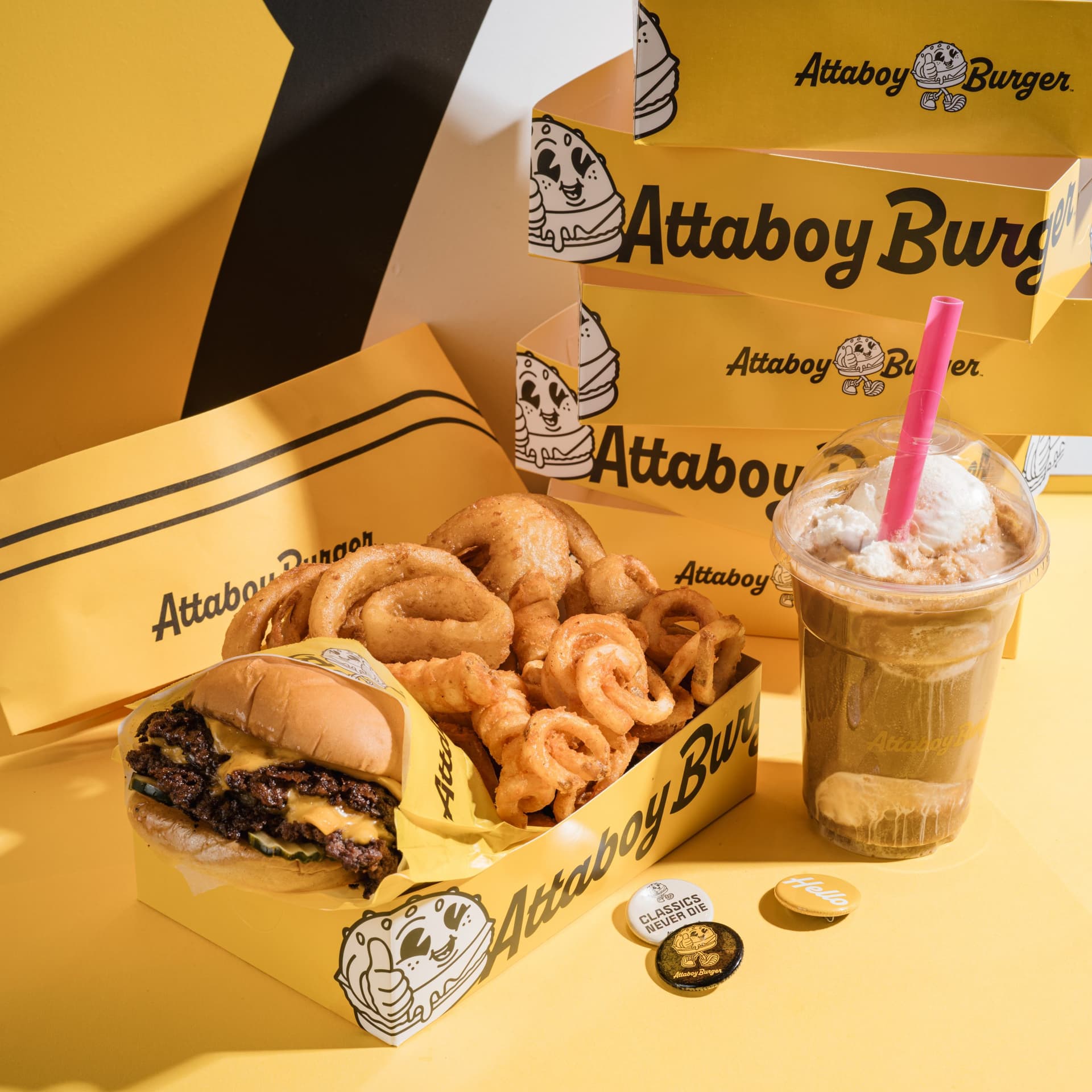 Attaboy Burger inside Canteen Food Hall at Rio Las Vegas