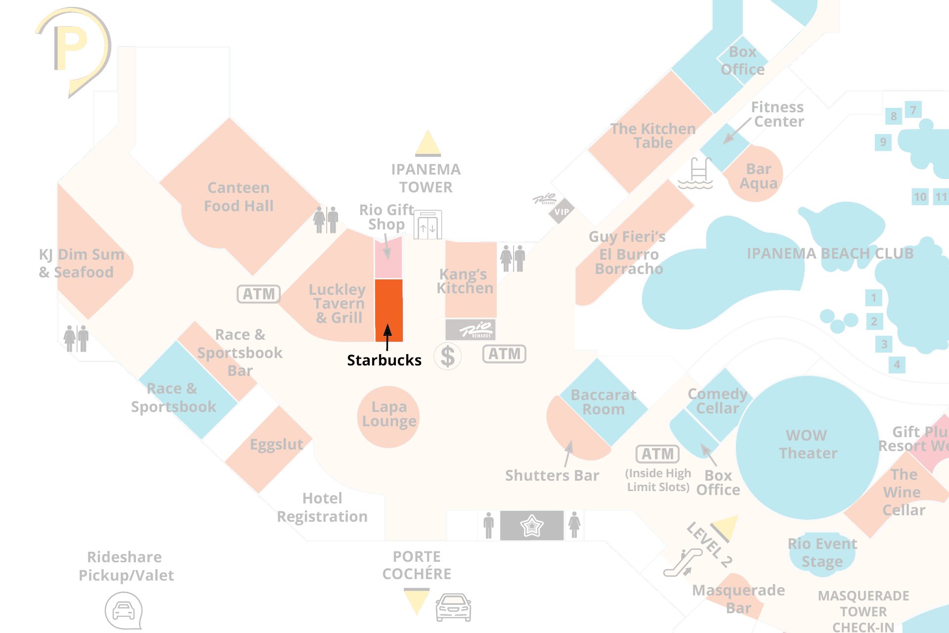 Starbucks at Rio Las Vegas